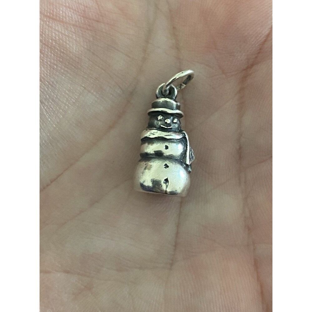NWT James Avery Retired Snowman Charm